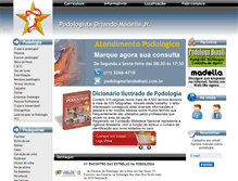Tablet Screenshot of podologoorlando.com.br